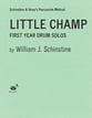 LITTLE CHAMP DRUM SOLOS DRUM BOOK cover